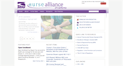 Desktop Screenshot of nurseallianceca.org